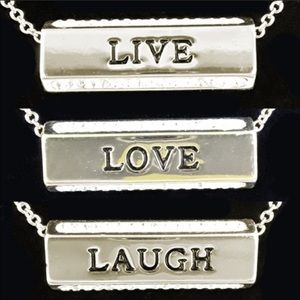 Live, love, laugh necklace